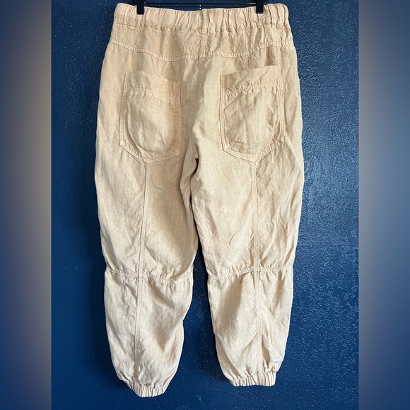 WRAP London Linen Tapered Trousers - Picture 2 of 9